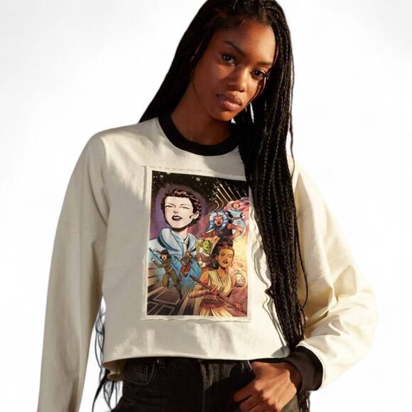Spirit Jersey Tops - Star Wars Women of the Galaxy Spirit Jersey Disney Parks The Force Is With Us L